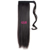 Long Straight Clip-In Wrap Ponytail Extension – Heat Resistant Synthetic Hair