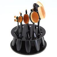 Round Makeup Brush Holder – Cosmetic Organizer Cup